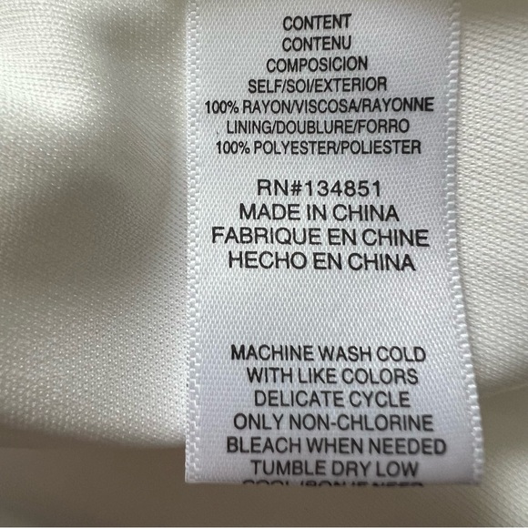 Charles Henry size 1X white ruffle surplus midi dress - Picture 10 of 10